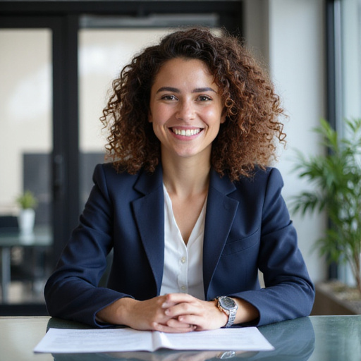 Portrait of lawyer Sophie Dubois