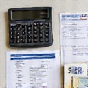 Tax documents and calculator