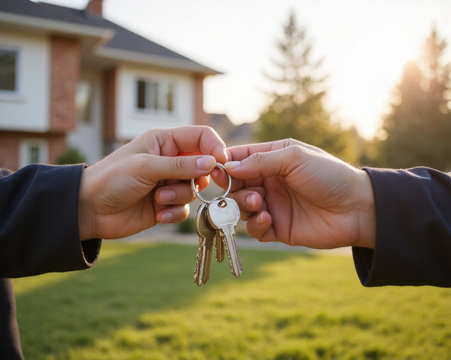 Keys handed over in property transaction